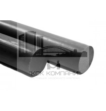 Капролон маслонаполненный стержень Ф 100 мм (~1000 мм, ~9,5 кг) г.Клин