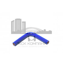 Патрубок силиконовый угловой Ф 10 мм L 100х100 мм, 90 град.