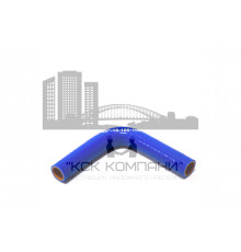 Патрубок силиконовый угловой Ф 16 мм L 100х100 мм, 90 град.