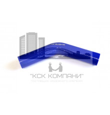 Патрубок силиконовый угловой Ф 35 мм L 150х150 мм, 135 град.