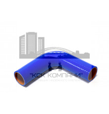 Патрубок силиконовый угловой Ф 40 мм L 150х150 мм, 90 град.