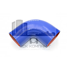 Патрубок силиконовый угловой с переходом Ф 89х102 мм L 150х150 мм, 90 град.