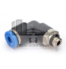 Пневмофитинг цанговый L-образный с наружной резьбой PL 4-М6х1