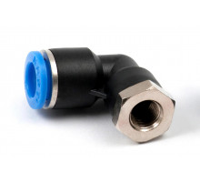 Пневмофитинг цанговый L-образный с внутренней резьбой PLF 10-01 (R1/8")