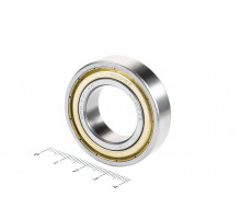 Подшипник 6005 ZZ (80105) 25*47*12мм