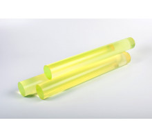 Полиуретан стержень Ф 65 мм ШОР А83 Китай (500 мм, 2.0 кг, жёлтый)