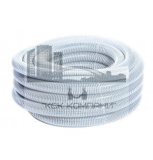 Шланг спиральный НВС Ф 75 мм из ПВХ серия 700N белый (бухта 30 м)