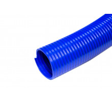 Шланг спиральный НВС Ф102 мм из ПВХ серия "Фуэл" маслобензостойкий, синий (бухта 30 м) синий (бухта 30 м)