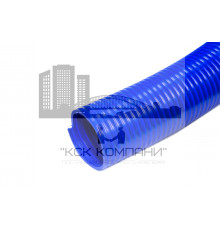 Шланг спиральный НВС Ф102 мм из ПВХ серия "Фуэл" маслобензостойкий, синий (бухта 30 м) синий (бухта 30 м)