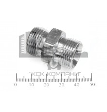 Штуцер для РВД соединительный 24/24  М20х1.5 - М20х1.5 грань S24