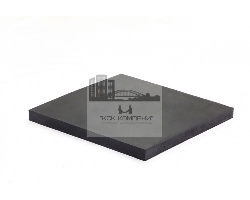 Техпластина 40 мм ТМКЩ-C 2Ф (520х520 мм, 17,8 кг) ГОСТ 7338-90