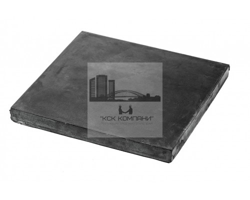 Техпластина 40 мм ТМКЩ-C 2Ф (520х520 мм, 17,8 кг) ГОСТ 7338-90