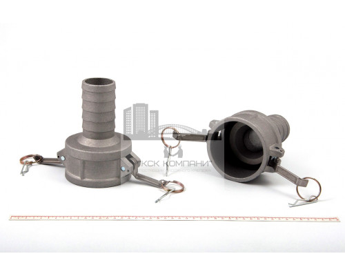 Камлок переходной алюм. С-3020 (МАМА 75мм + штуцер 50мм) 3 х 2