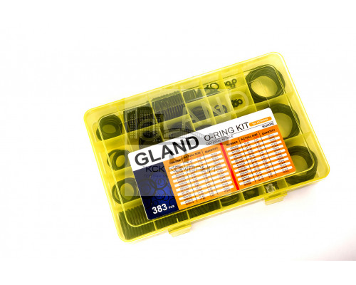 Набор колец резиновых уплотнительных O-Ring NBR90 HITACHI 383шт