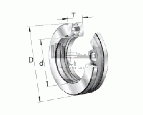 Подшипник 8214 Н (51214) ГПЗ 70*105*27мм