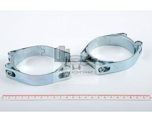 Хомут силовой двухболтовый 75-85/20 W1