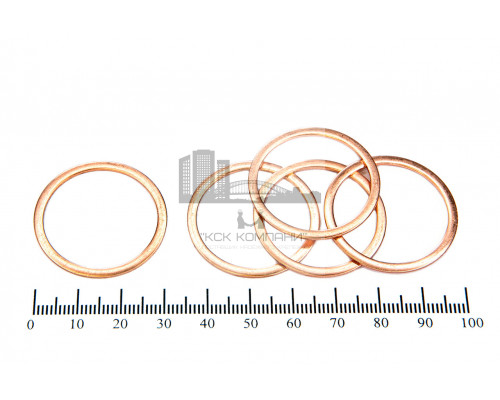 Шайба медная 27*32*1.0