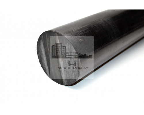 Полиацеталь черный стержень Ф 90 мм ПОМ-С (L=1000 мм, ~9,8 кг)