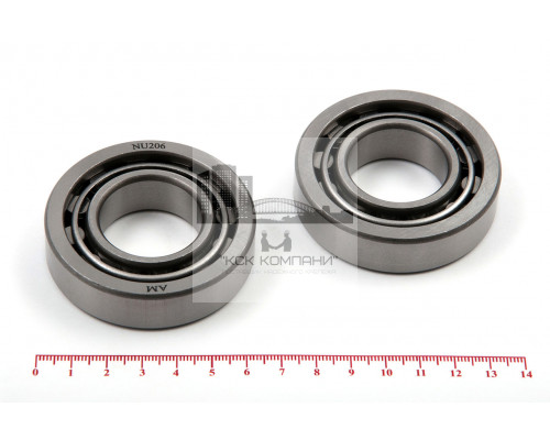 Подшипник 32206 КМ (NU 206) 30*62*16мм