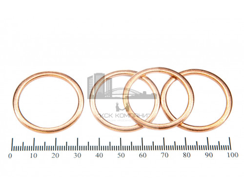 Шайба медная 28*34*1.5