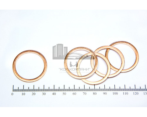 Шайба медная 28*34*1.5