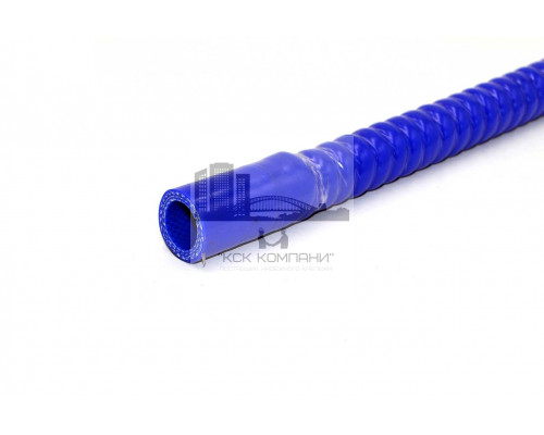 Патрубок силиконовый гофрированный усиленный Ф 18 мм L 400 мм