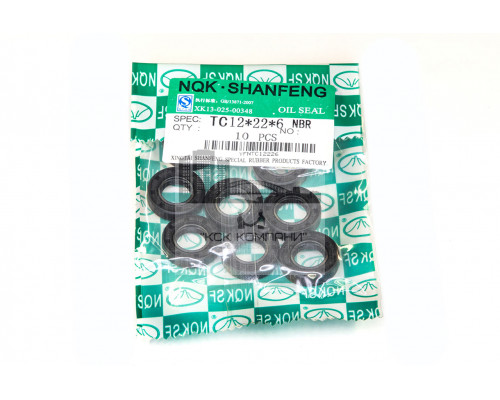 Сальник (манжета армированная) TC 12х22х6 NBR70