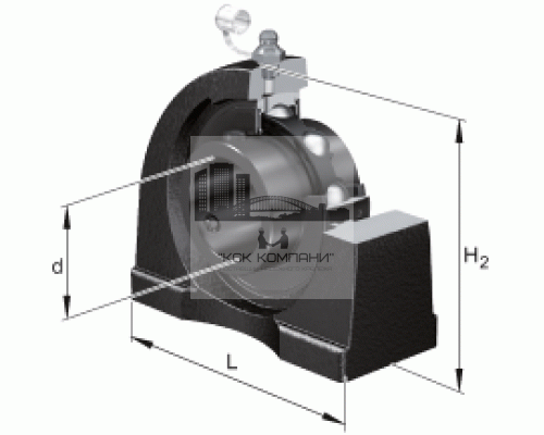 Подшипниковый узел 480204 (UCPA 204)