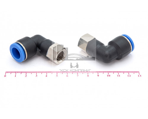 Пневмофитинг цанговый L-образный с внутренней резьбой PLF 12-М12х1.5