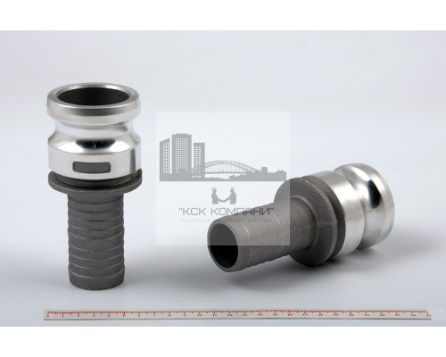 Камлок переходной алюм. E-2015 (ПАПА 50мм + штуцер 38мм) 2 х 1 1/2