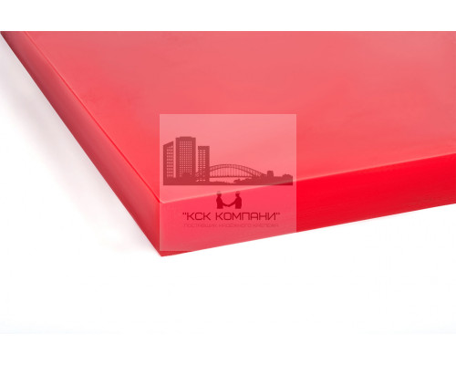 Полиуретан листовой 50 мм (500х500 мм, ~15.6 кг, красный) Россия