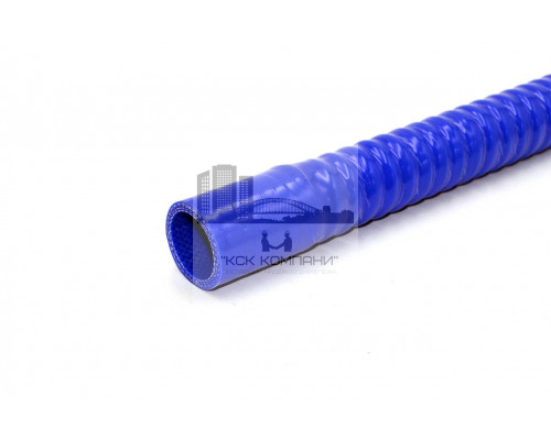 Патрубок силиконовый гофрированный Ф 28 мм L 400 мм