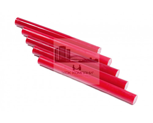 Полиуретан стержень Ф 35 мм (400 мм, 0.5 кг, красный, ШОР А85) Россия