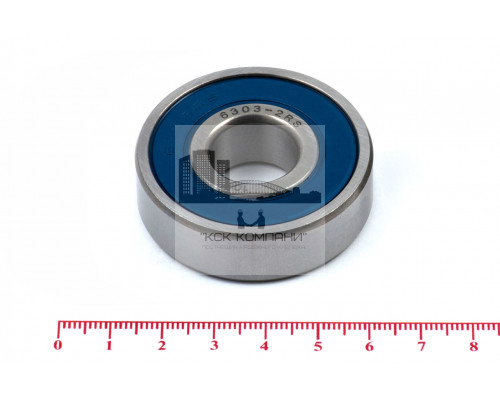 Подшипник 6303 2RS (180303) 17*47*14мм