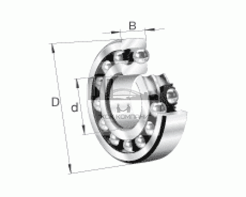 Подшипник 1510 (2210) 50*90*23мм