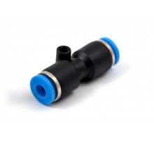 Фитинг пневматический цанговый пластиковый прямой PUC 4