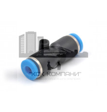 Фитинг пневматический цанговый пластиковый прямой PUC 4