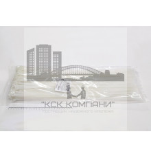 Кабельная стяжка белая 8х500 мм пластиковая (100 шт)