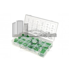 Набор колец резиновых уплотнительных O-Ring NBR70 Дюйм. (GREEN) 270шт
