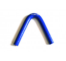 Патрубок силиконовый угловой Ф 10 мм L 150х150 мм, 45 град.