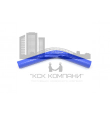 Патрубок силиконовый угловой Ф 23 мм L 150х150 мм, 135 град.