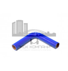 Патрубок силиконовый угловой Ф 25 мм L 150х150 мм, 90 град.