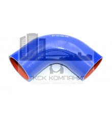 Патрубок силиконовый угловой Ф 76 мм L 150х150 мм, 90 град.