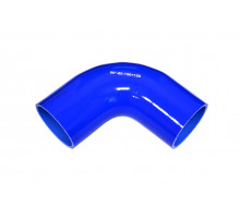 Патрубок силиконовый угловой Ф 80 мм L 150х150 мм, 90 град.