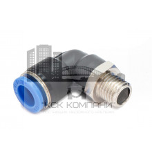 Пневмофитинг цанговый L-образный с наружной резьбой PL 10-М12х1.5