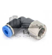 Пневмофитинг цанговый L-образный с внутренней резьбой PLF 4-М8х1