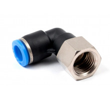 Пневмофитинг цанговый L-образный с внутренней резьбой PLF 8-02 (R1/4")