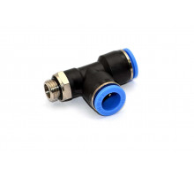 Пневмофитинг цанговый Т-образный с наружной резьбой PST 12-G02 (R1/4")