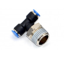 Пневмофитинг цанговый Т-образный с наружной резьбой PТ 6-04 (R1/2")