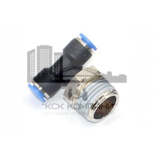 Пневмофитинг цанговый Т-образный с наружной резьбой PТ 6-04 (R1/2")